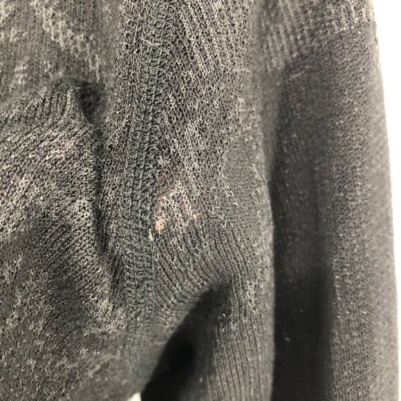Annette Gortz Black Floral Lace-patterned Long Sleeve Cowl Neck Dress size M - Picture 12 of 16
